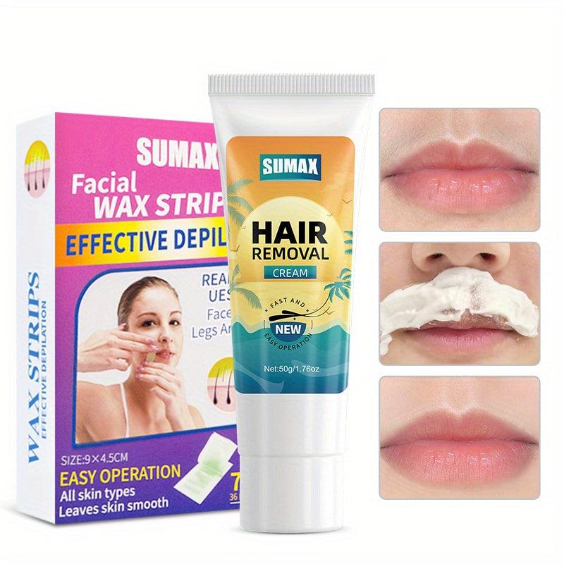 Hair Removal Kit Facial Hair Removal Wax Strips