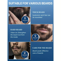 Natural Shaving Cream for Men Softens Beard Easy Shaving Facial Care