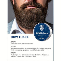 Natural Shaving Cream for Men Softens Beard Easy Shaving Facial Care