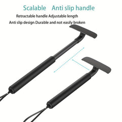 Men's Back Hair Removal Razor Adjustable Handle Safe Painless Wet Dry Use