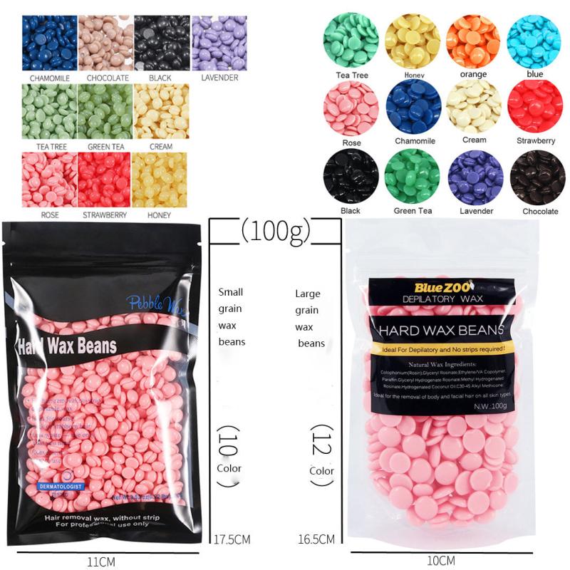 100g Hard Wax Beans Hair Removal Wax Unisex