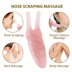 Amber Nose Massager Beeswax Nose Scraper Facial Massage Tool