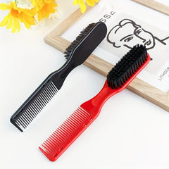 Barber Comb Brush Portable Cleaning Brush Beard Brush for Beard Sweeping