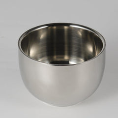 Stainless Steel Shaving Soap Bowl for Men