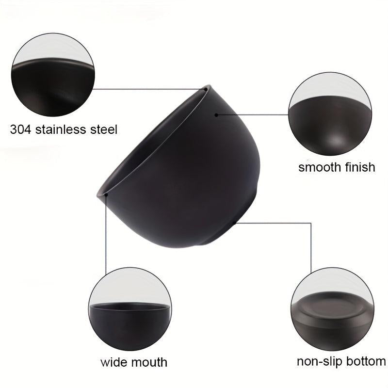 Stainless Steel Shaving Soap Bowl for Men