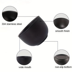 Stainless Steel Shaving Soap Bowl for Men