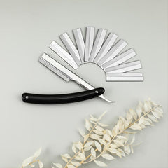 Men's Folding Beard Comb Razor Holder 10 Blades