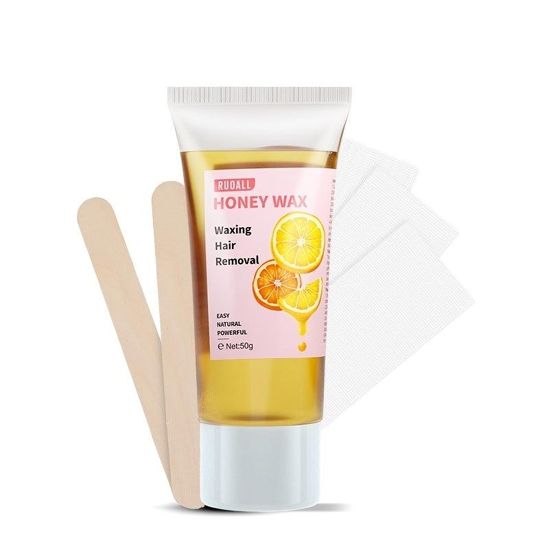 Organic Sugar Waxing Kit For Women - Hair Removal For Bikini Legs Eyebrows Body