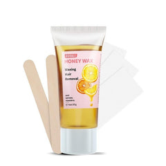 Organic Sugar Waxing Kit For Women - Hair Removal For Bikini Legs Eyebrows Body