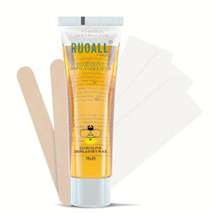 Organic Sugar Waxing Kit For Women - Hair Removal For Bikini Legs Eyebrows Body