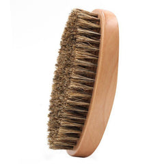 Boar Bristle Beard Brush Bamboo Handle Beard Shaping Tool