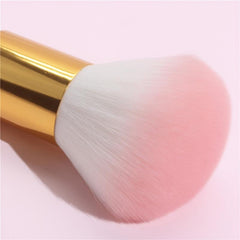 Fluffy Blush Brush Short Handle Face Loose Powder Manicure Dust Beauty Tool