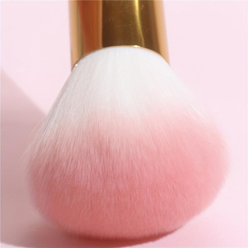 Fluffy Blush Brush Short Handle Face Loose Powder Manicure Dust Beauty Tool