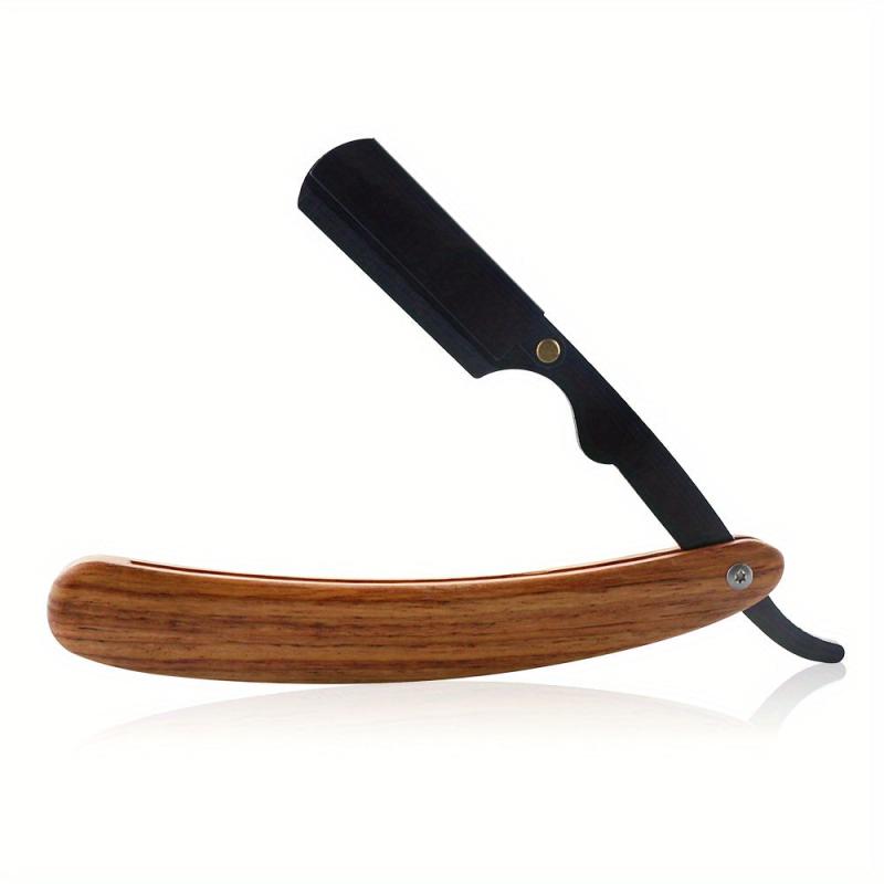 Barber Razor Stainless Steel Straight Razor Classic Wooden Handle