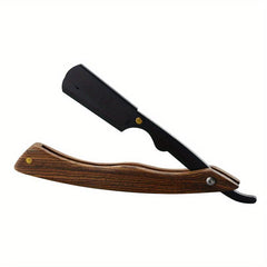 Barber Razor Stainless Steel Straight Razor Classic Wooden Handle