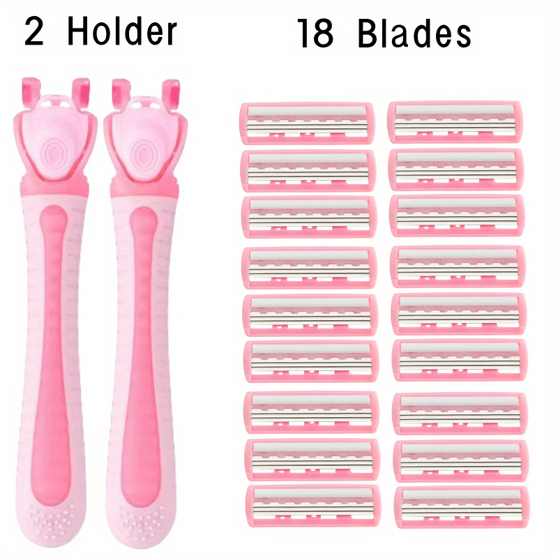 Women's Triple Blades Razor Set