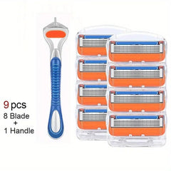 Classic Safety Razor Set - Stainless Steel Blades - Men and Women