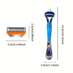 Classic Safety Razor Set - Stainless Steel Blades - Men and Women