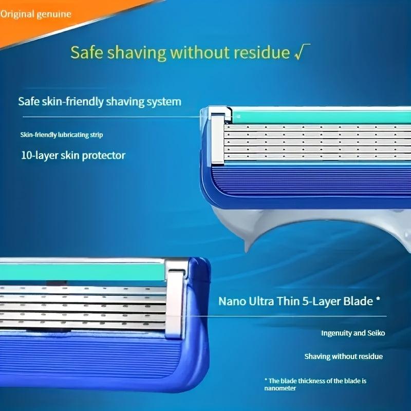 Classic Safety Razor Set - Stainless Steel Blades - Men and Women