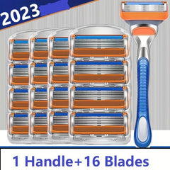 Classic Safety Razor Set - Stainless Steel Blades - Men and Women