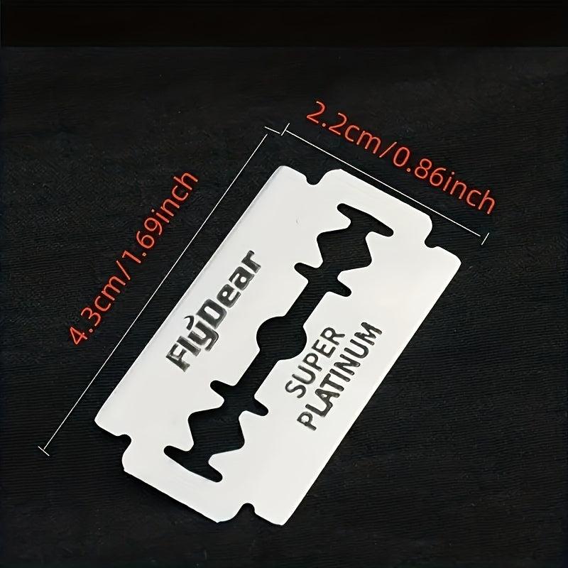 Double Edge Razor Blades - Men's Stainless Steel Shaving Blades