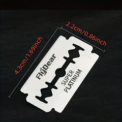 Double Edge Razor Blades - Men's Stainless Steel Shaving Blades