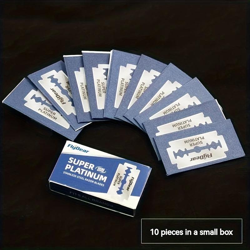 Double Edge Razor Blades - Men's Stainless Steel Shaving Blades