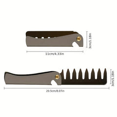Stainless Steel Pocket Comb Hair Styling Tool