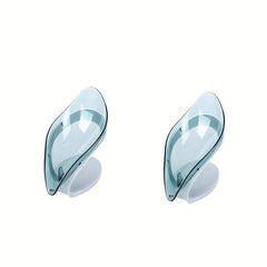 Leaf Shape Soap Box Drain Soap Holder Bathroom Shower Dish