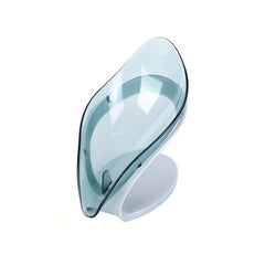 Leaf Shape Soap Box Drain Soap Holder Bathroom Shower Dish