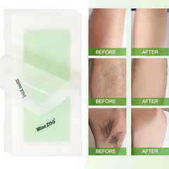 20 Pcs Hair Removal Wax Strips Double Side Disposable Leg Wax Papers
