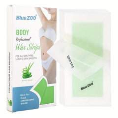 20 Pcs Hair Removal Wax Strips Double Side Disposable Leg Wax Papers
