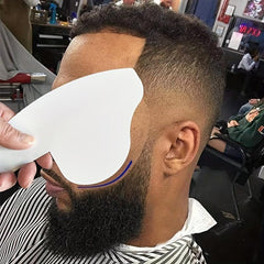 Beard Shaping Tool Card for Men Hairstyling