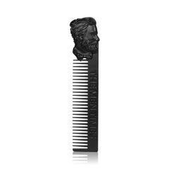 Skull Pattern Hair Comb for Beard and Mustache Grooming