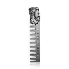 Skull Pattern Hair Comb for Beard and Mustache Grooming