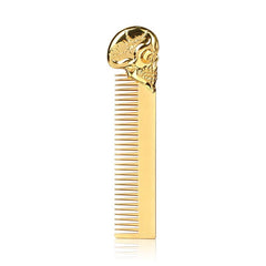 Skull Pattern Hair Comb for Beard and Mustache Grooming