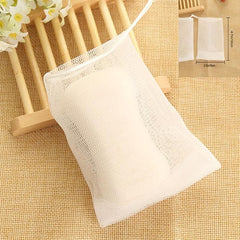 10pcs Exfoliating Mesh Soap Saver Pouch Drawstring Holder Bags