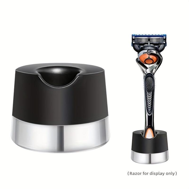 Metal Razor & Brush Stand for Men's Shaving