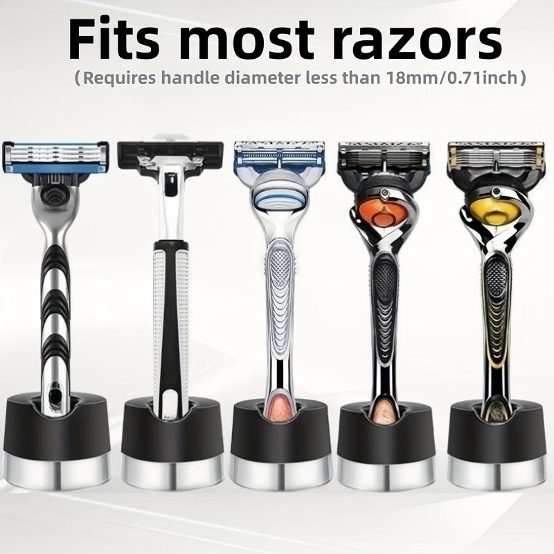 Metal Razor & Brush Stand for Men's Shaving