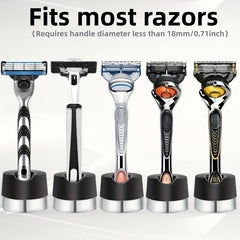 Metal Razor & Brush Stand for Men's Shaving