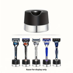 Metal Razor & Brush Stand for Men's Shaving