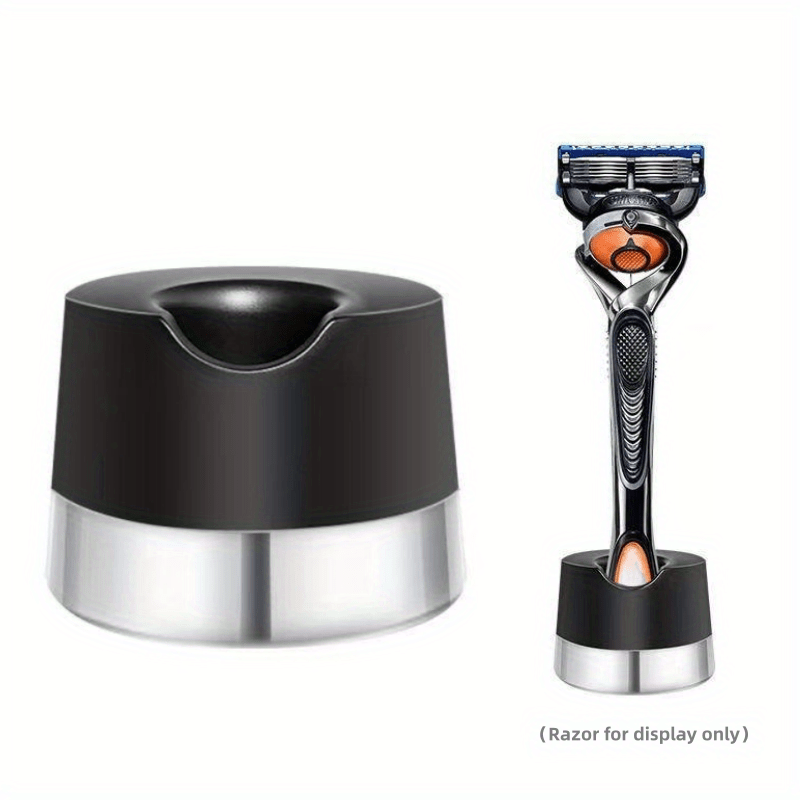 Metal Razor & Brush Stand for Men's Shaving