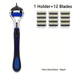 Classic Safety Razor Set Stainless Steel Blades Manual Shaving Razor