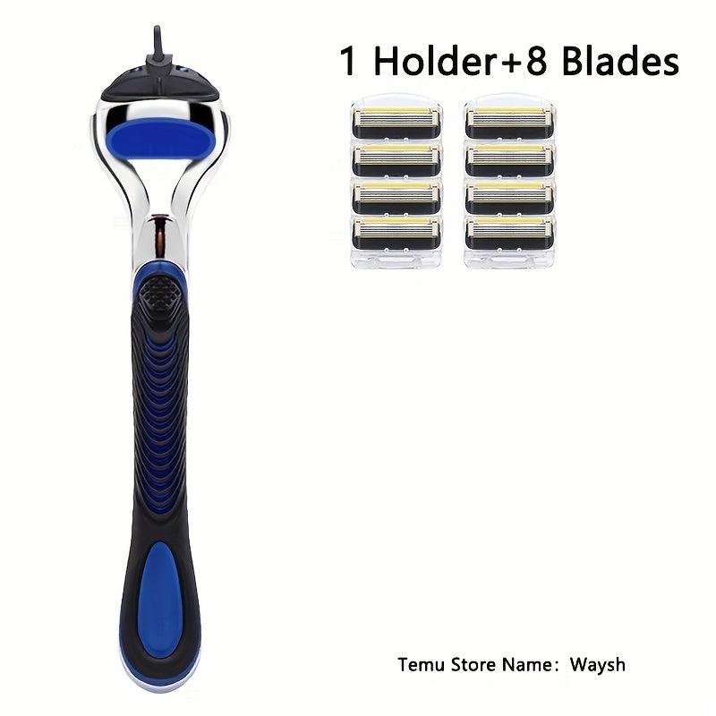 Classic Safety Razor Set Stainless Steel Blades Manual Shaving Razor