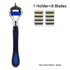 Classic Safety Razor Set Stainless Steel Blades Manual Shaving Razor