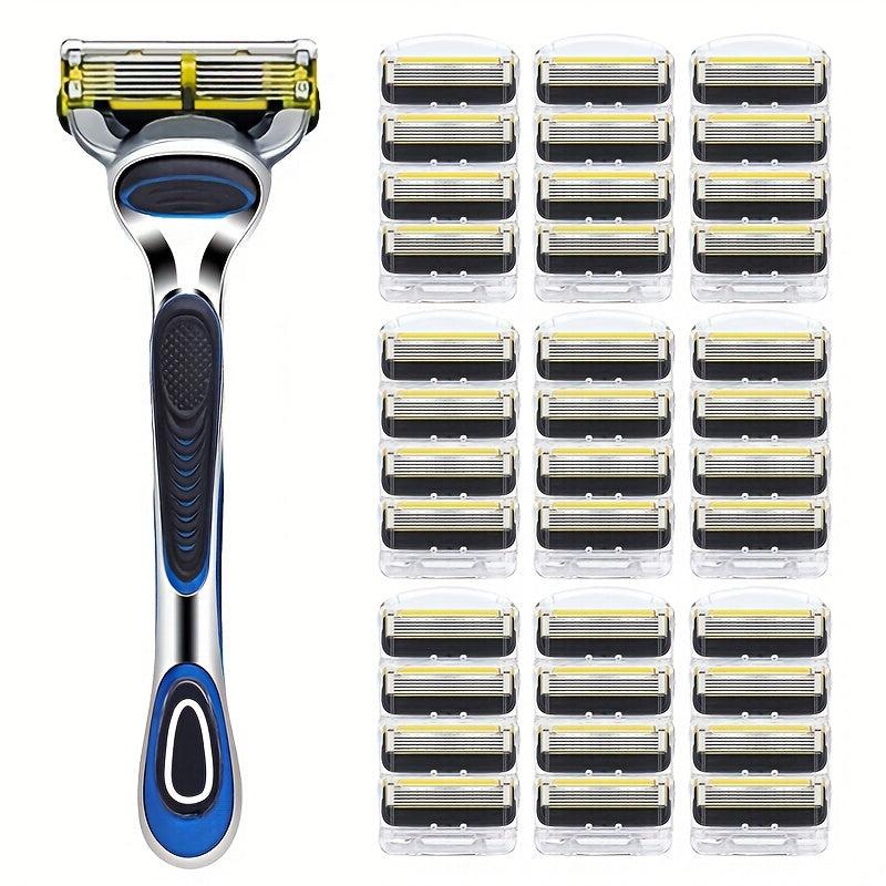 Classic Safety Razor Set Stainless Steel Blades Manual Shaving Razor