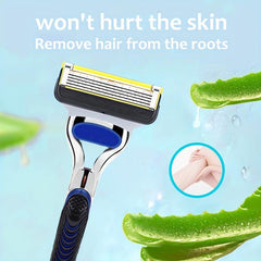 Classic Safety Razor Set Stainless Steel Blades Manual Shaving Razor