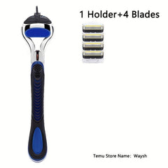 Classic Safety Razor Set Stainless Steel Blades Manual Shaving Razor