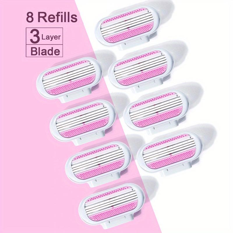 8 Pcs Women's Armpit Hair Shaving Blade Razor Refills