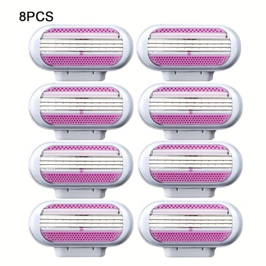 8 Pcs Women's Armpit Hair Shaving Blade Razor Refills